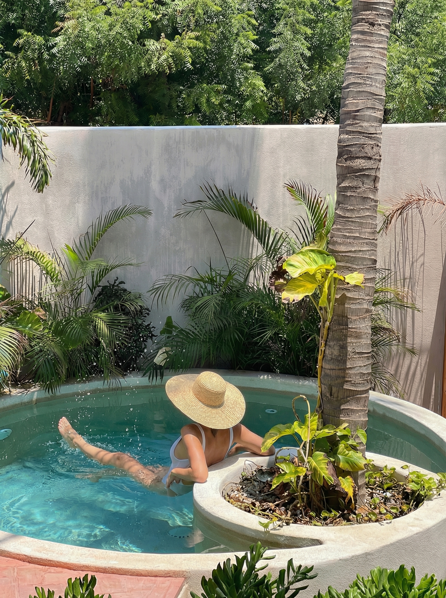 Casa Leah pool and architecture / Arquitectura y alberca de Casa Leah