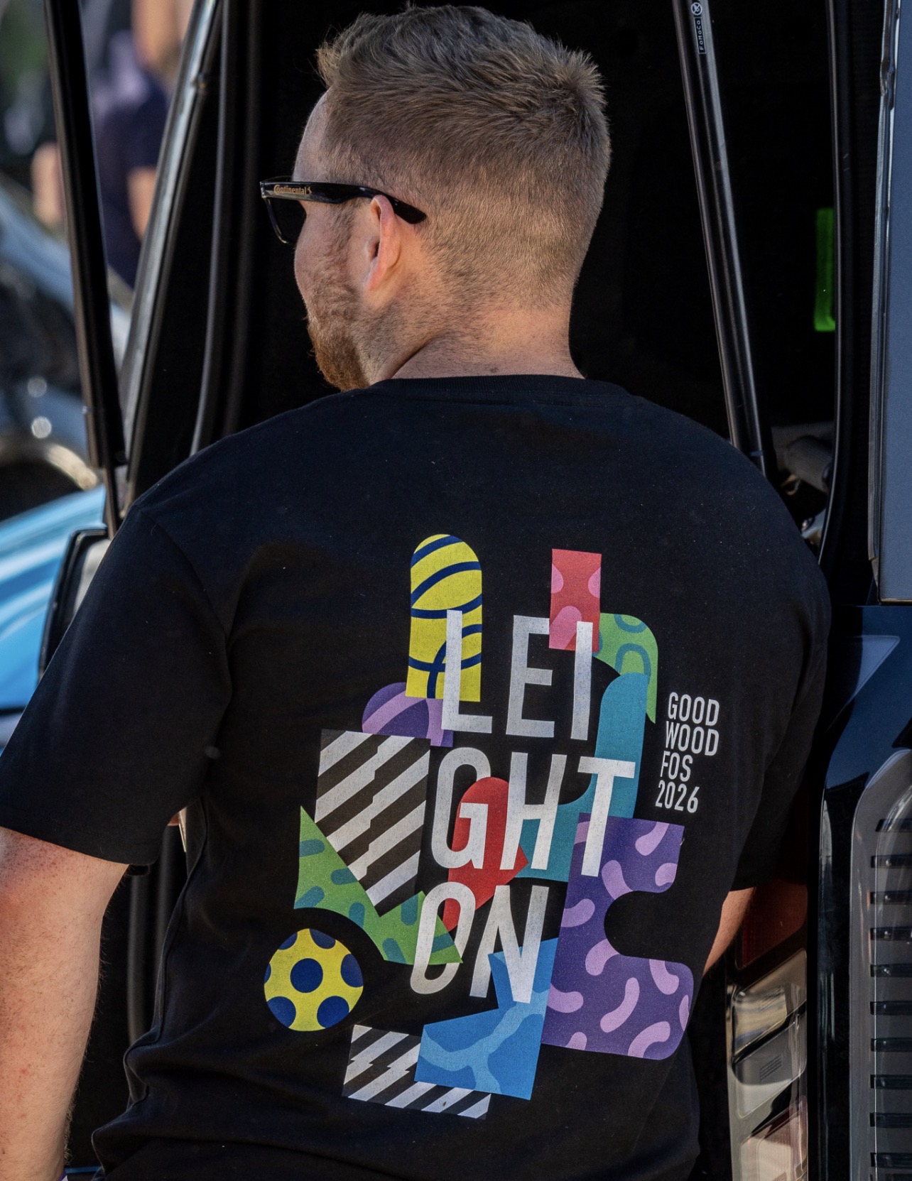 Exclusive Leighton merch, a limited-run t-shirt design