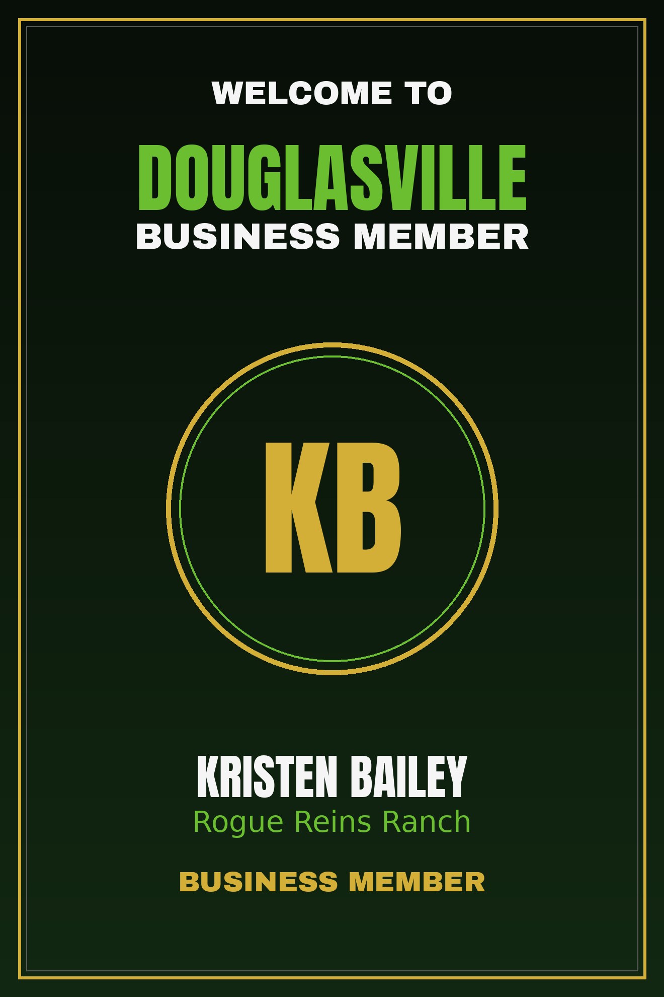 Kristen Bailey — Rogue Reins Ranch