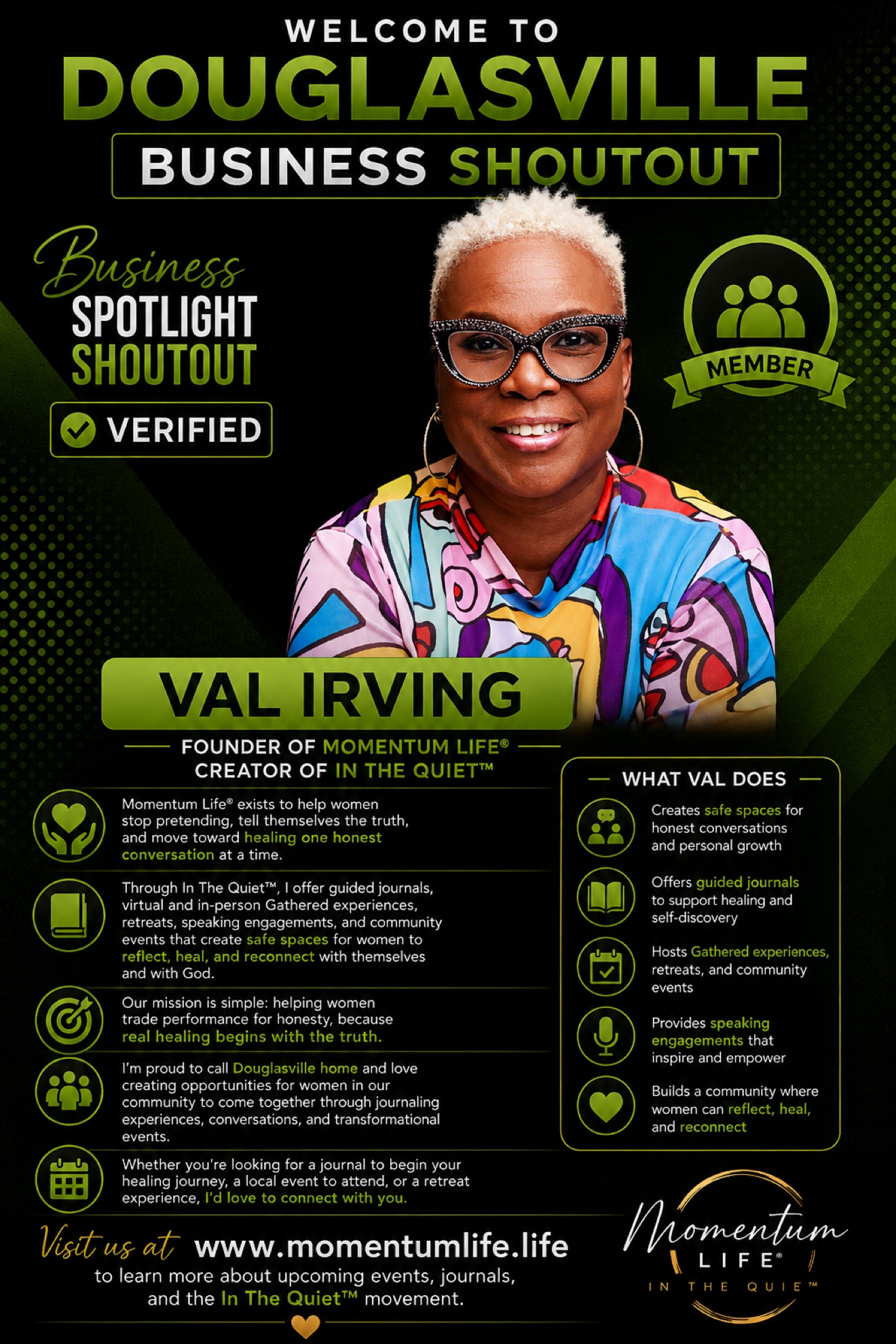 Valerie Irving — Momentum Life