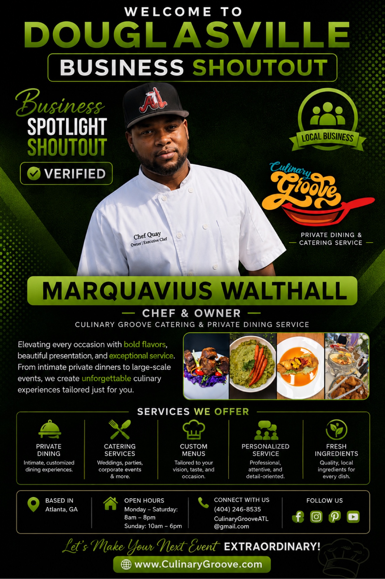 Marquavius Walthall — Culinary Groove