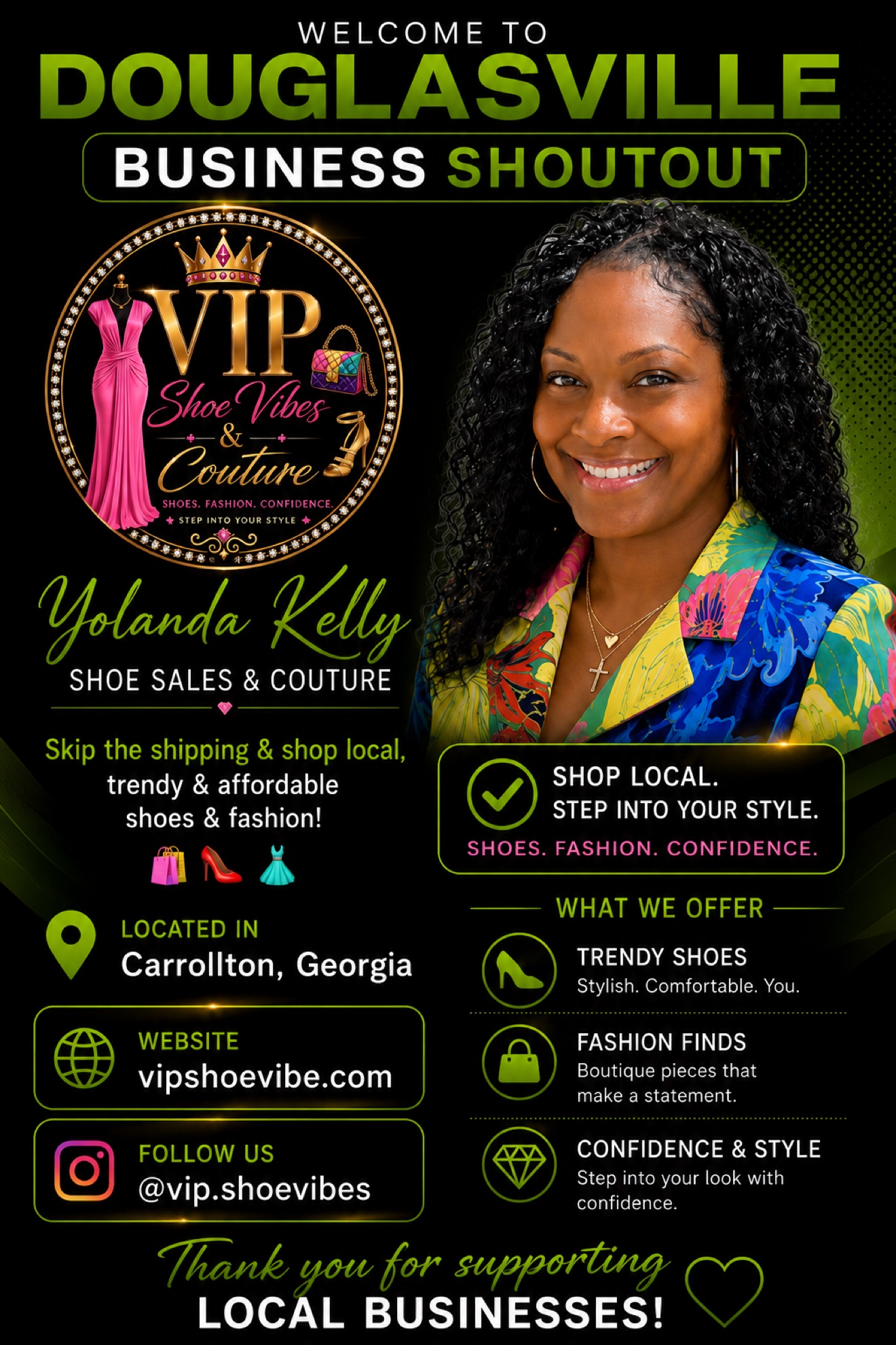 Yolanda Kelly — VIP Shoe Vibes & Couture