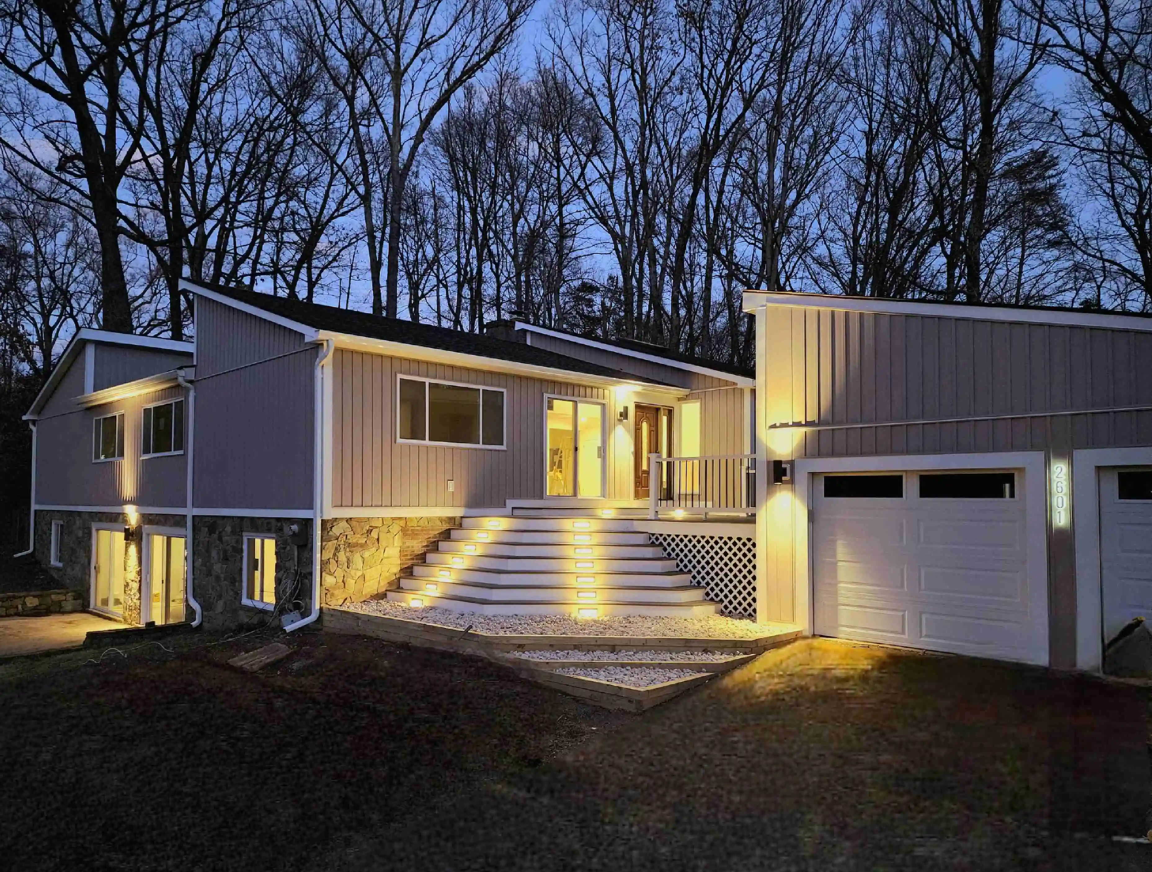 Interior home remodeling project Vienna VA by A To Z Construction