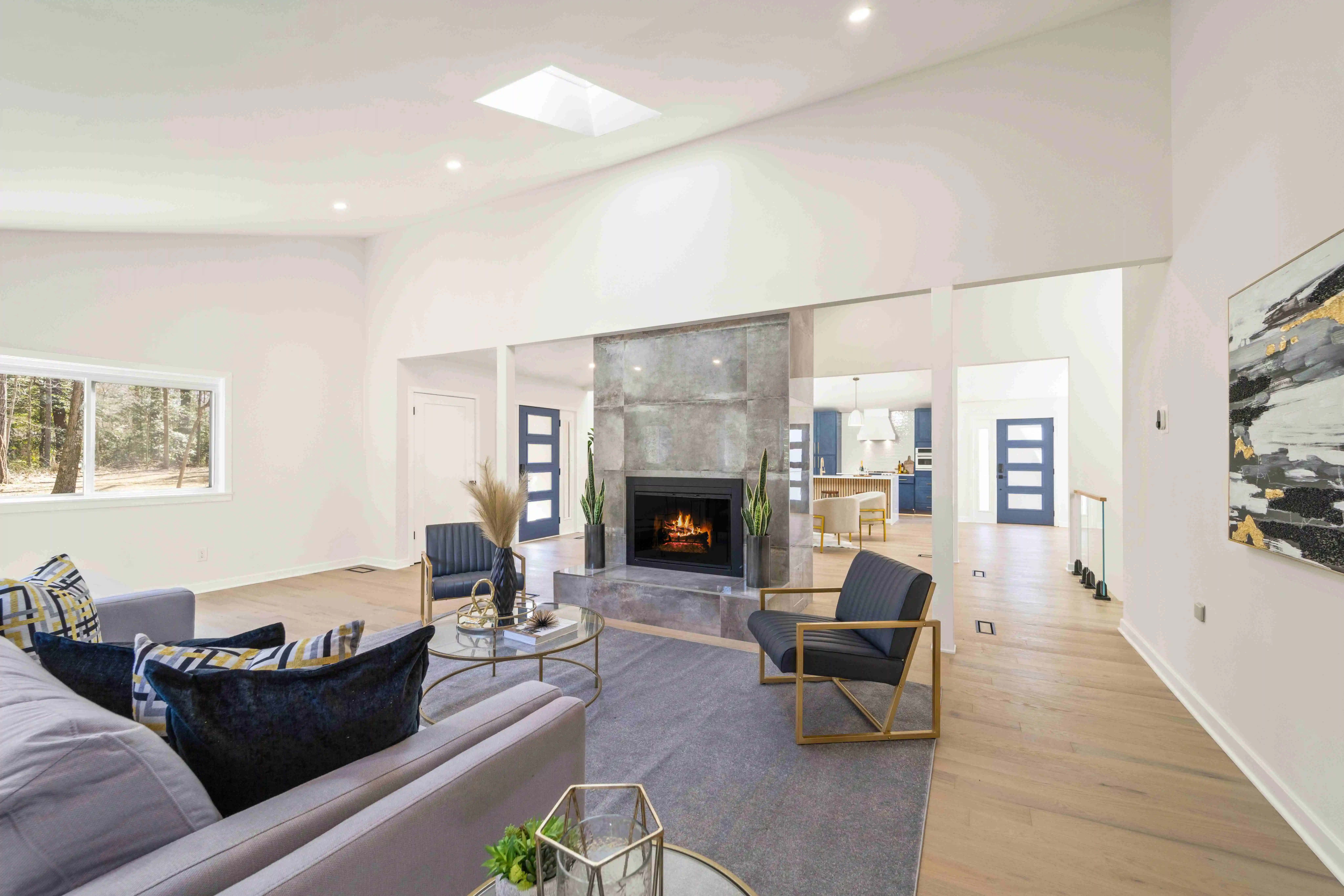 Luxury home renovation project Reston VA by A To Z Construction