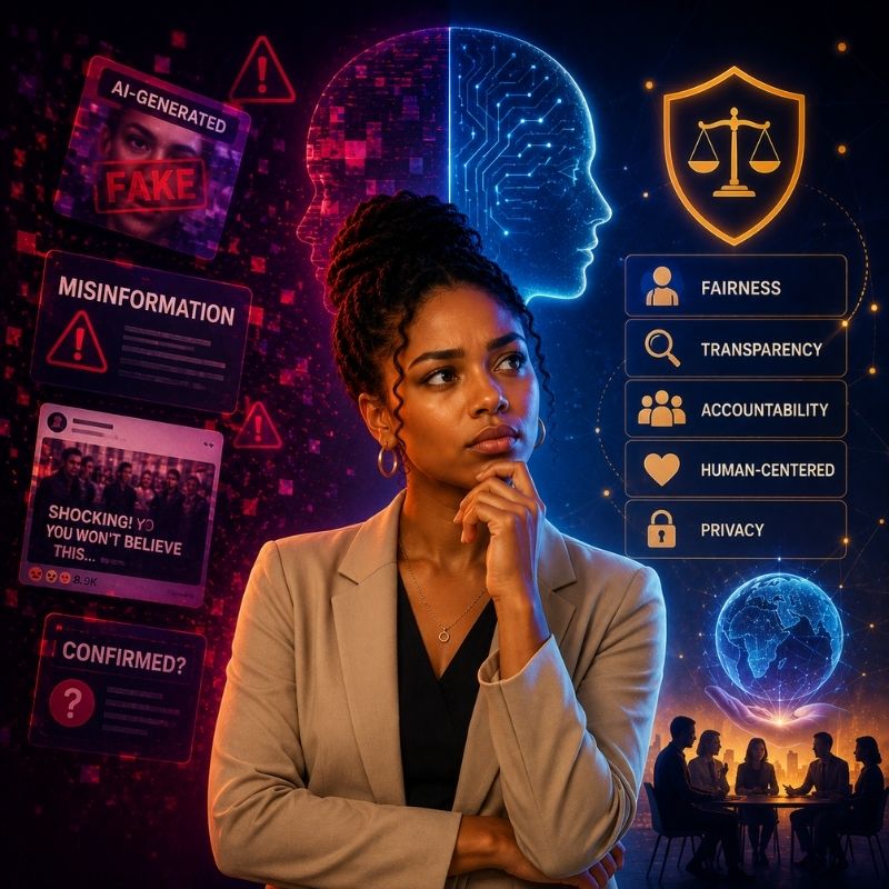 How do we address bias, misinformation, and ethical concerns?