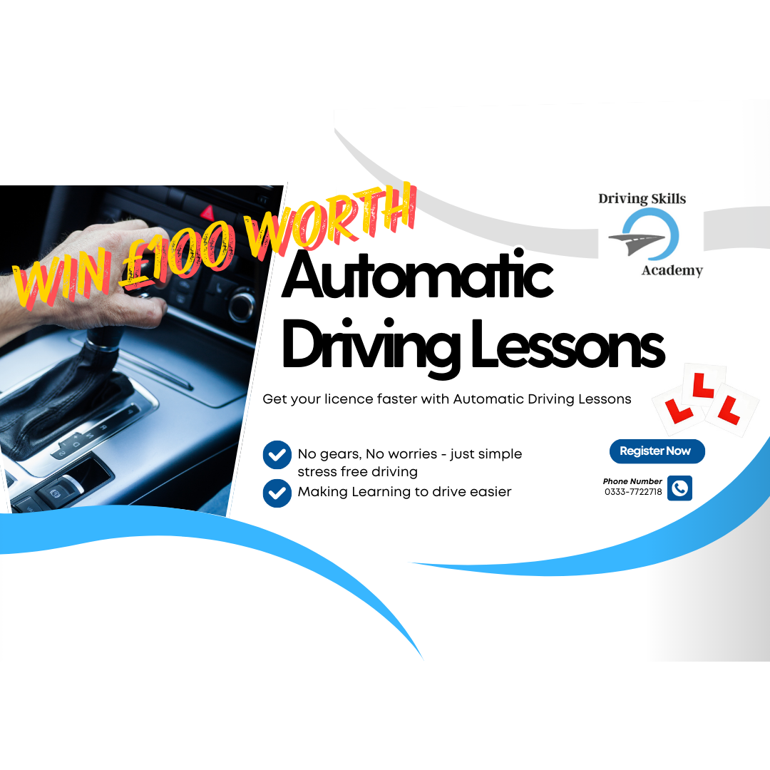 Competition to WIN £100 worth of Automatic Driving Lesson