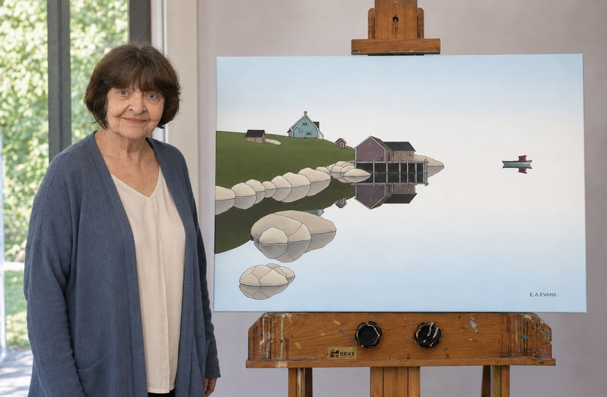 Serenity Inlet painting
