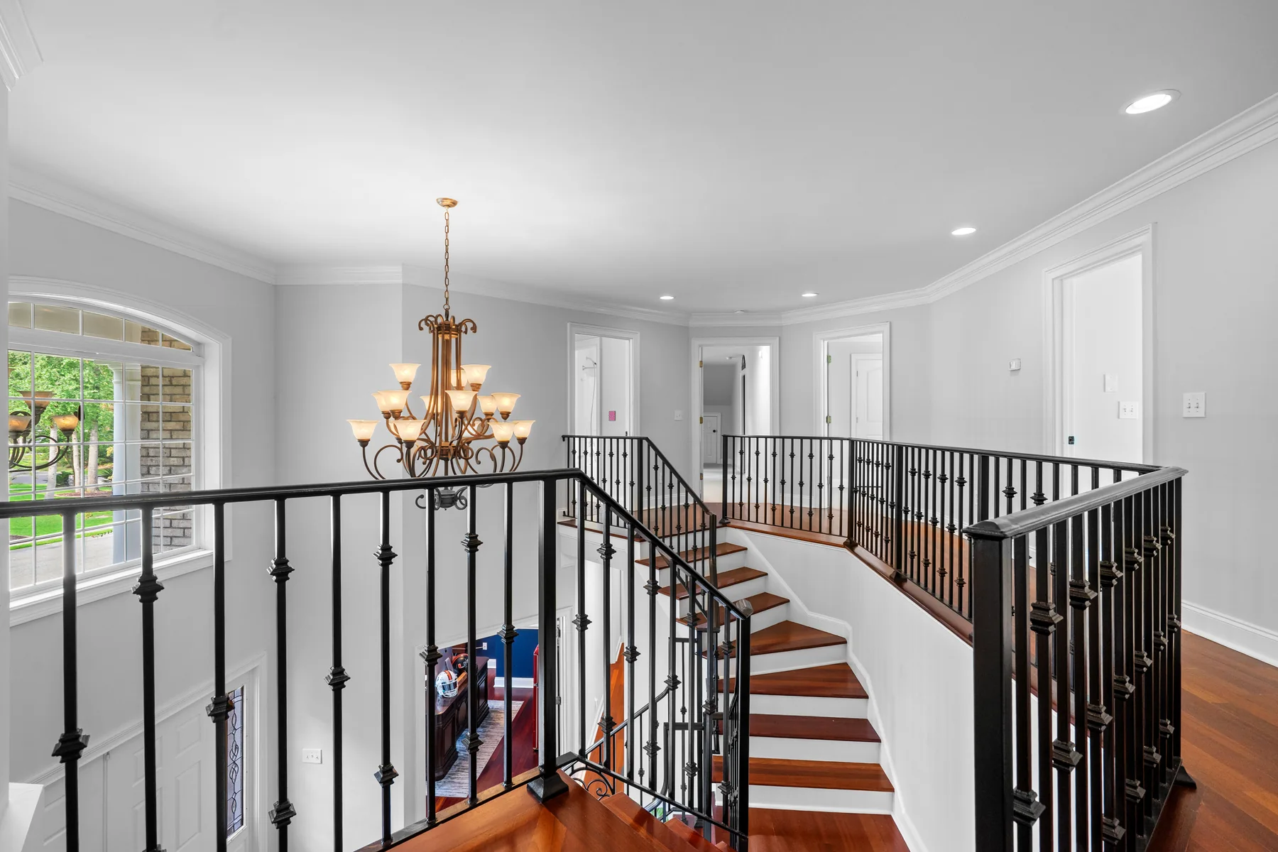 Bright interior room photographed for a real estate listing