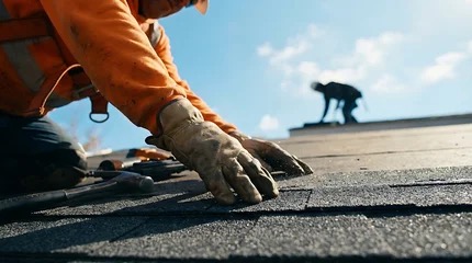 Hail and storm damage roof repair by Nation Pro Roofing