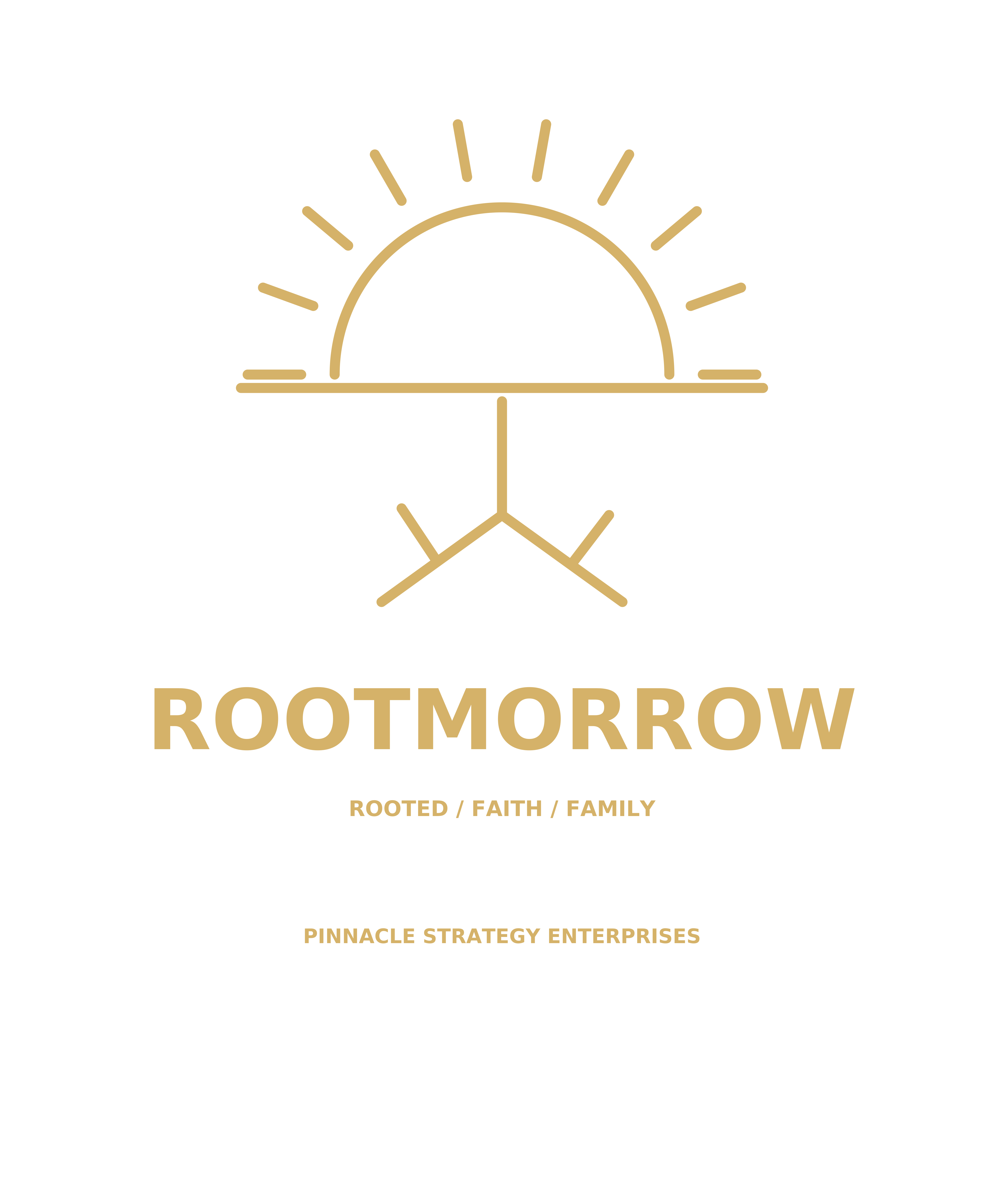 Rootmorrow sunrise and roots artwork concept