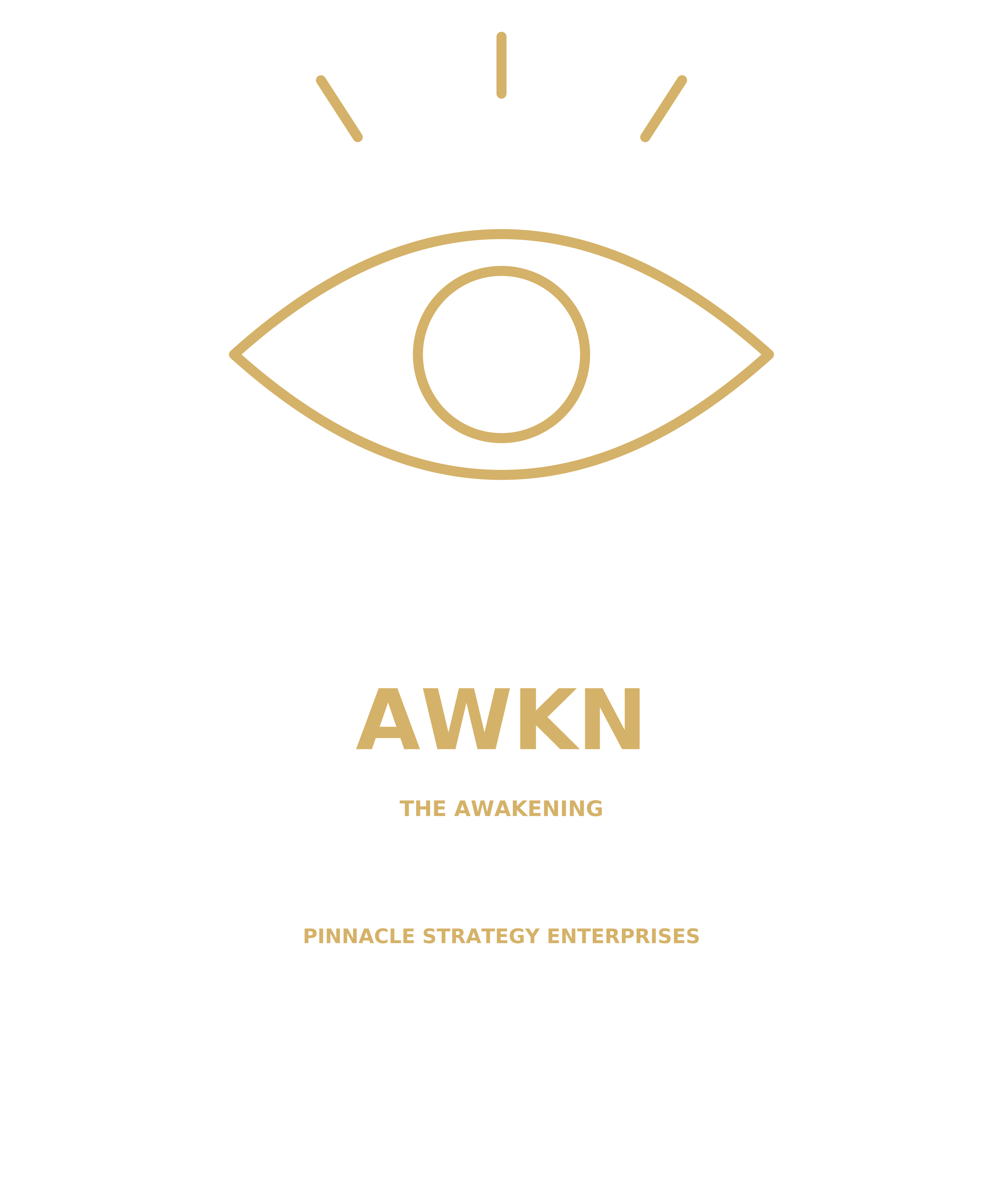 AWKN eye and wordmark artwork concept