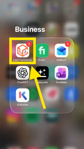 The app icon on a mobile home screen