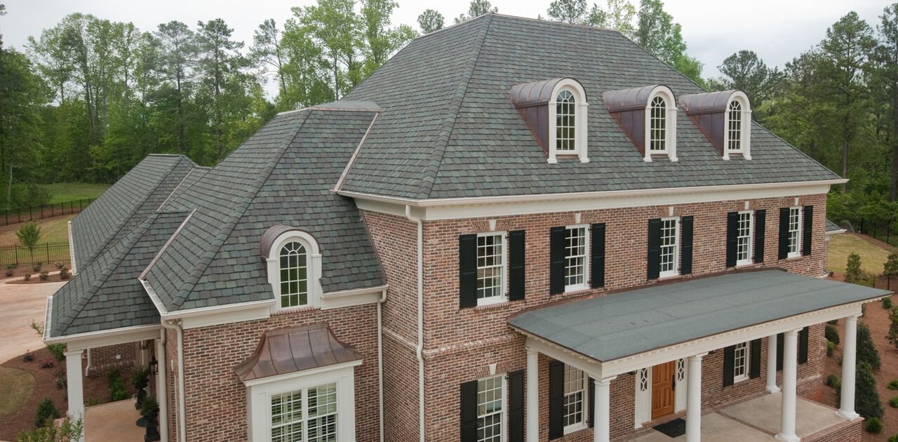 Completed premium residential shingle roof