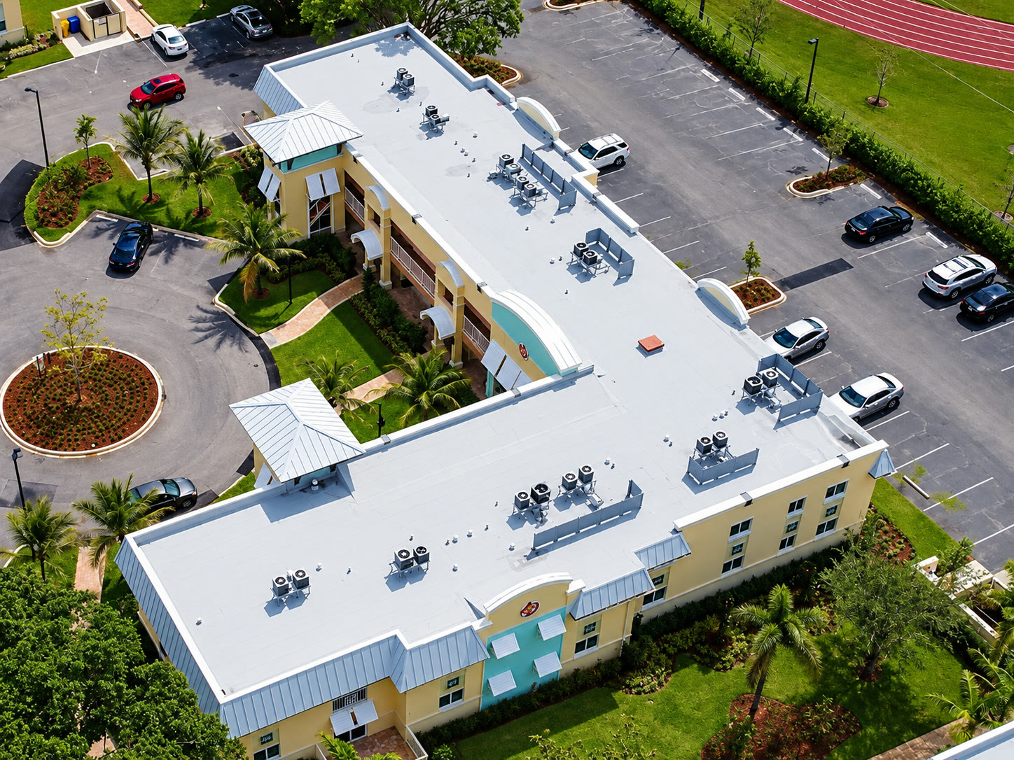 Low-slope roof waterproofing system