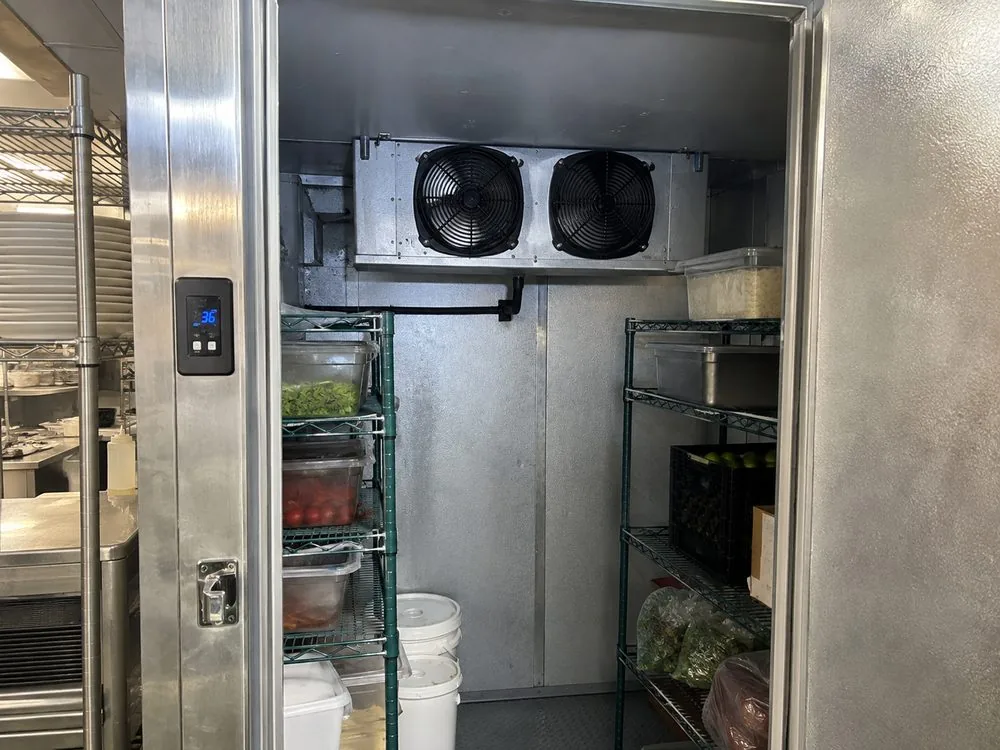 Walk-in cooler temperature recovery recent commercial repair photo in Miami