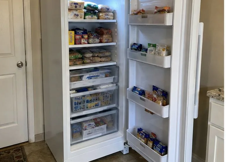 Upright Freezers after freezer repair in a customer's home