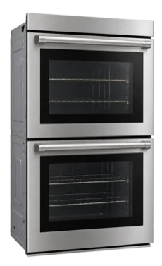 High-end double wall oven repair in a custom kitchen
