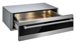 Premium warming drawer repair in a built-in appliance suite