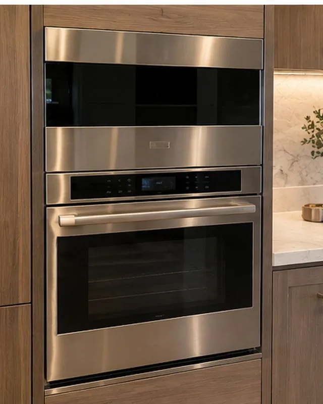 Speed oven photographed after service in a customer kitchen