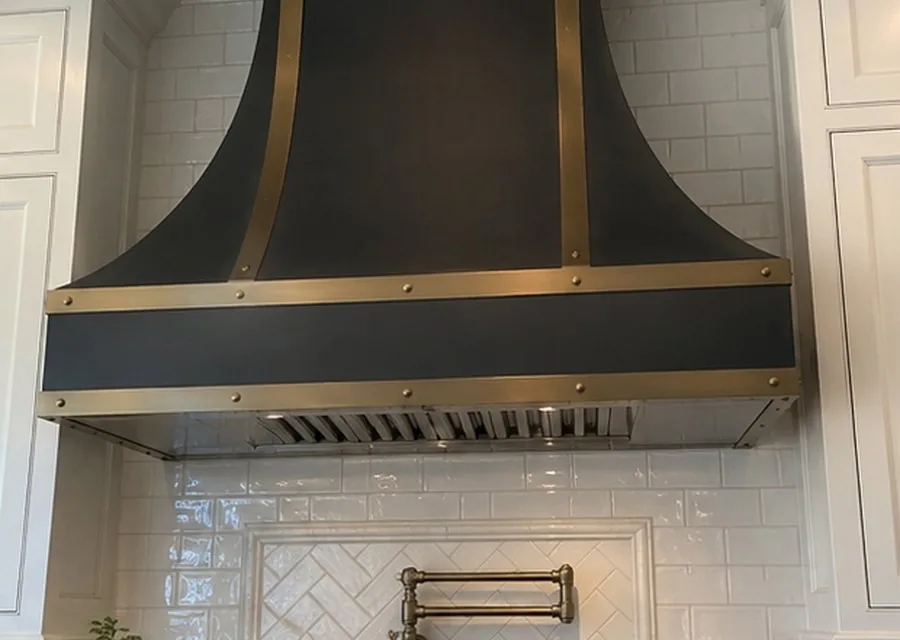 Island Hood photographed after high-end hood repair in a customer's home