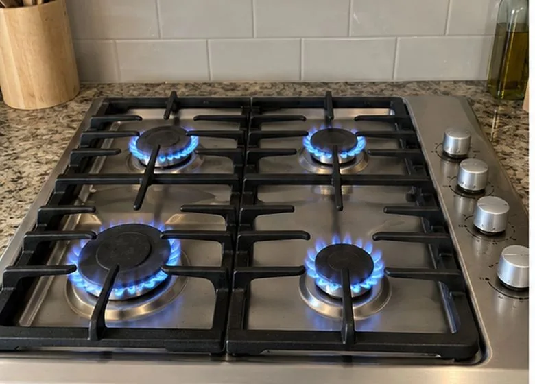 Gas Cooktops after cooktop repair in a customer's home