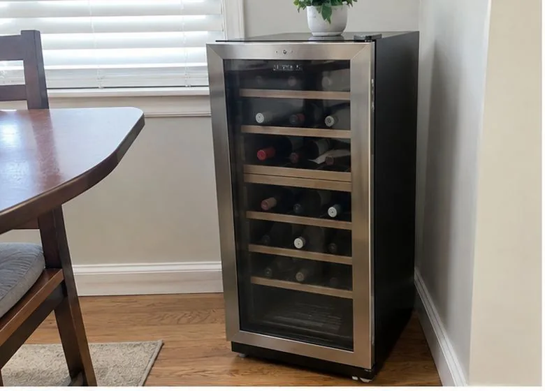 Freestanding Wine Coolers after wine cooler repair in a customer's home