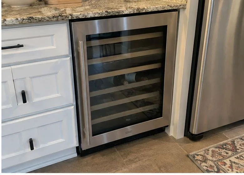 Undercounter Wine Coolers after wine cooler repair in a customer's home