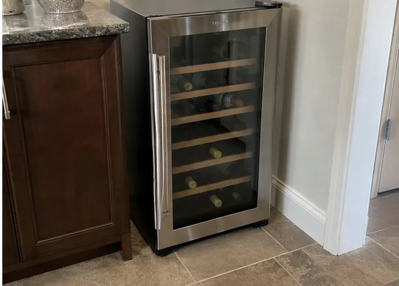 Beverage Centers after wine cooler repair in a customer's home
