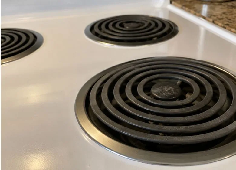 Electric Stoves after stove repair in a customer's home