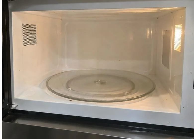 Microwave Drawers after microwave repair in a customer's home
