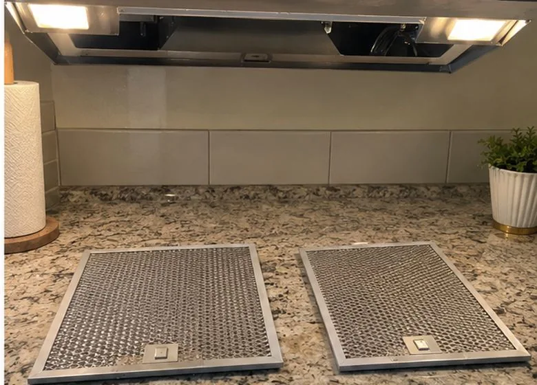 Under-Cabinet Hoods after hood repair in a customer's home