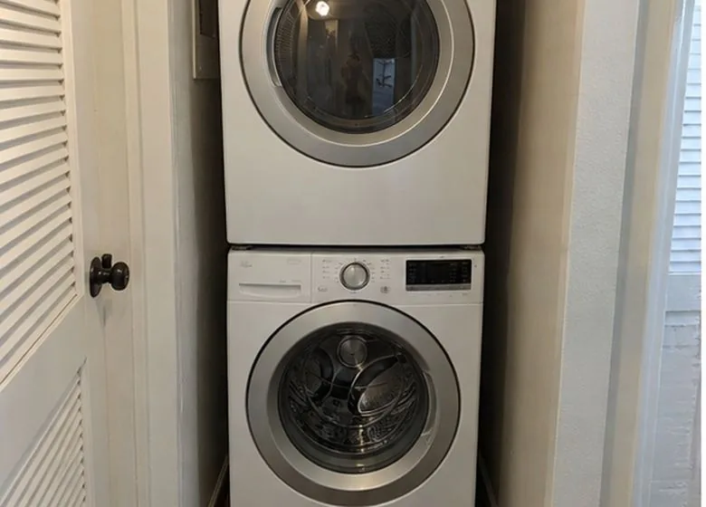 High-Efficiency Washers after washer repair in a customer's home