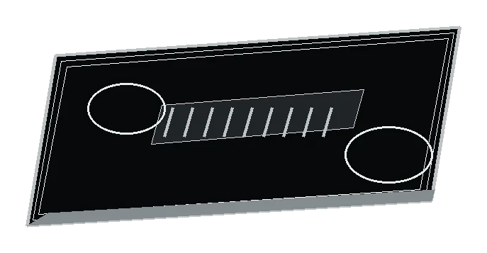 Downdraft cooktop repair in a premium island kitchen