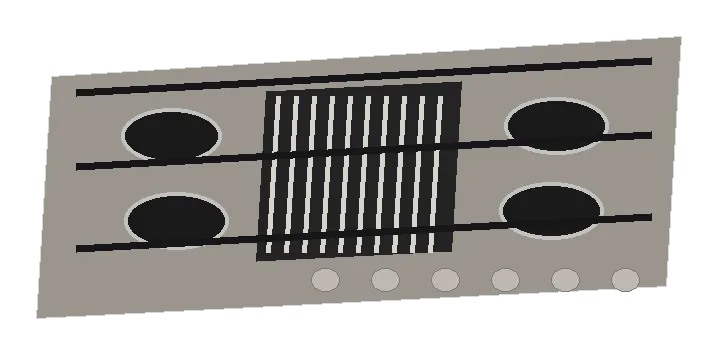 Modular high-end cooktop repair in a built-in appliance suite