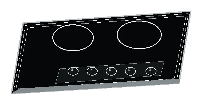 High-end cooktop touch control repair