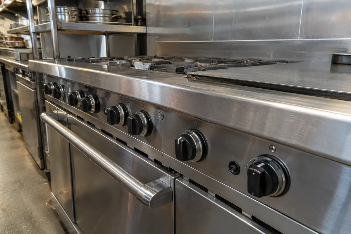 Commercial range control panel issue repaired in Atlanta kitchen