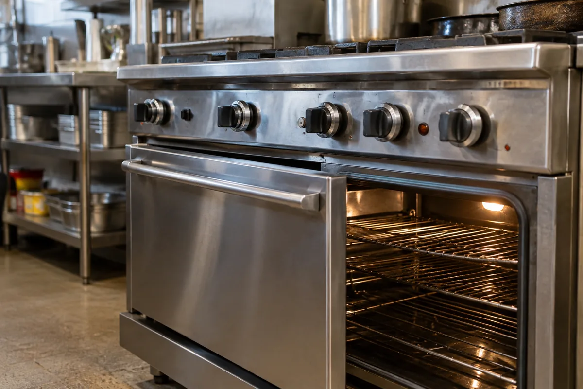 Commercial range thermostat diagnostic after repair in Atlanta