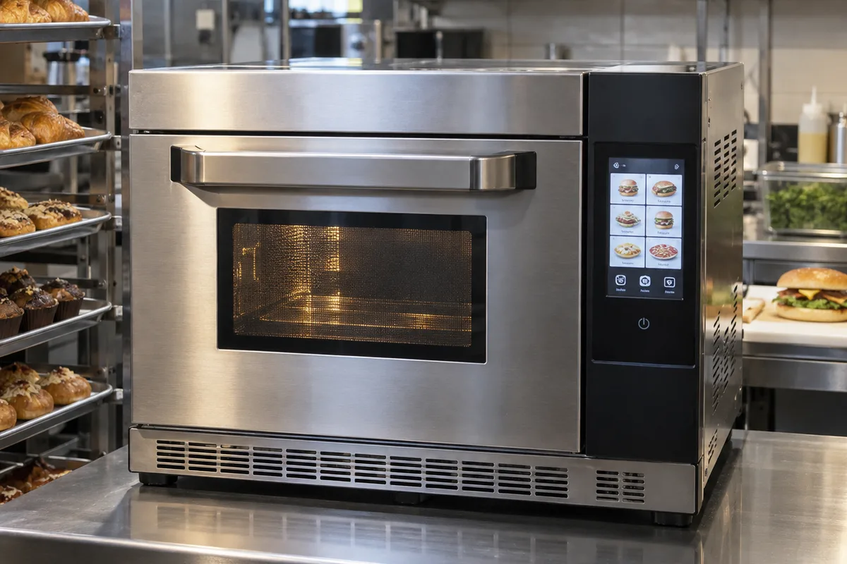 Commercial high-speed oven ready after door and recovery service in Atlanta