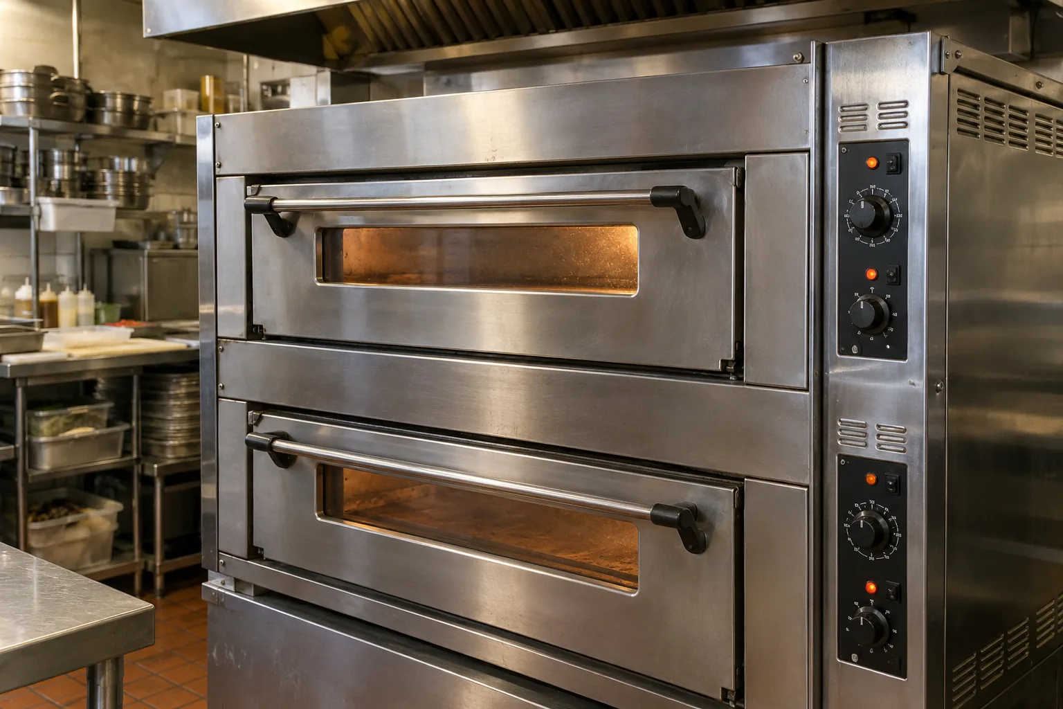 Commercial deck oven ready after thermostat drift service in Atlanta
