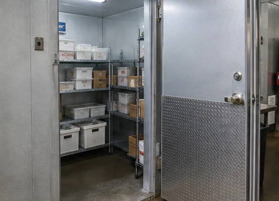 Walk-in freezer ready after temperature issue service in Atlanta