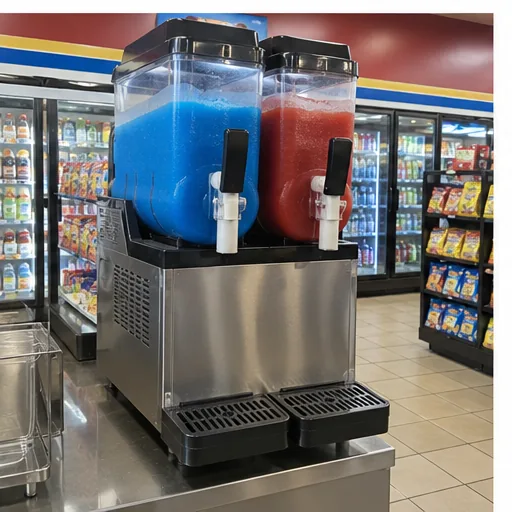 Frozen beverage machine ready after freeze-cycle service in Atlanta