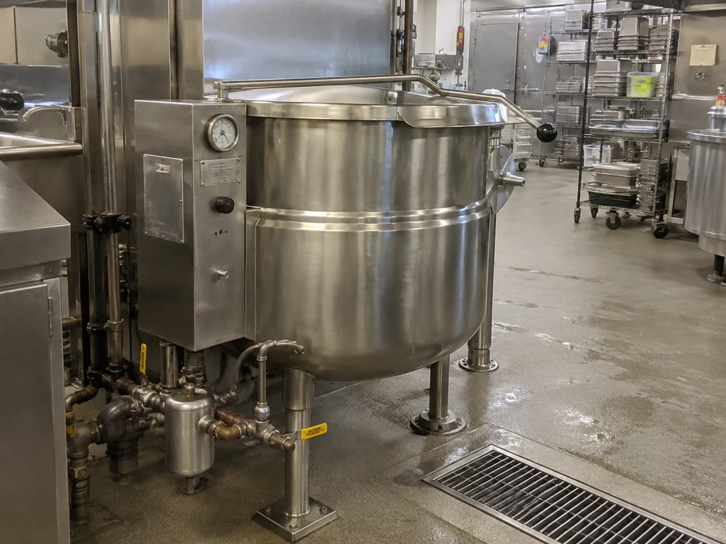 Direct steam commercial kettle ready after steam jacket diagnosis near Atlanta