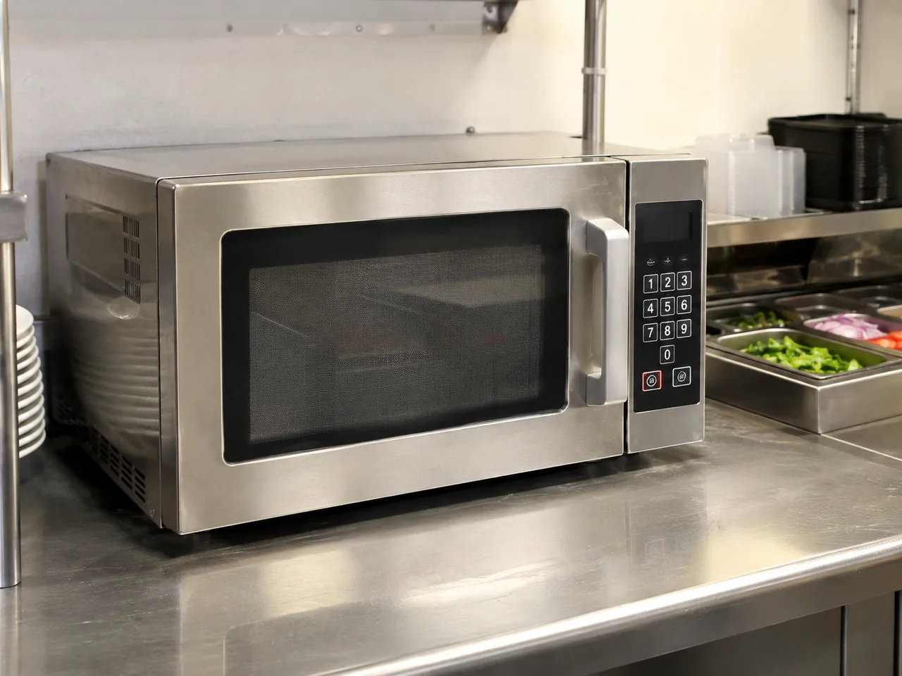 Commercial microwave after keypad response service near Atlanta