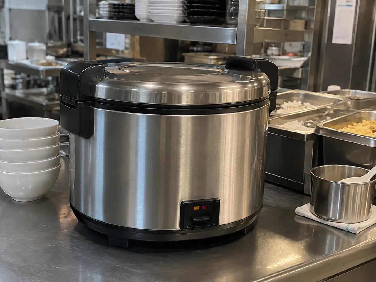 Commercial rice cooker after uneven cooking service near Atlanta