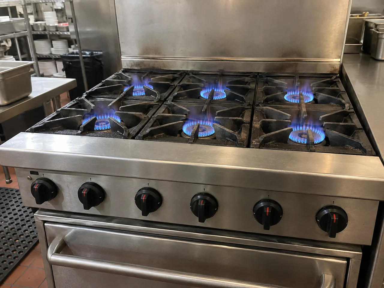 Commercial range after burner service in Tampa