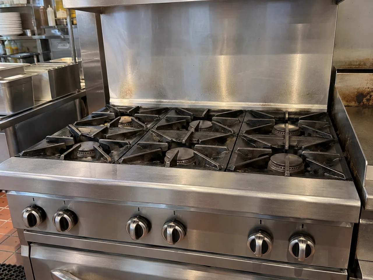 Commercial range after ignition service in South Tampa