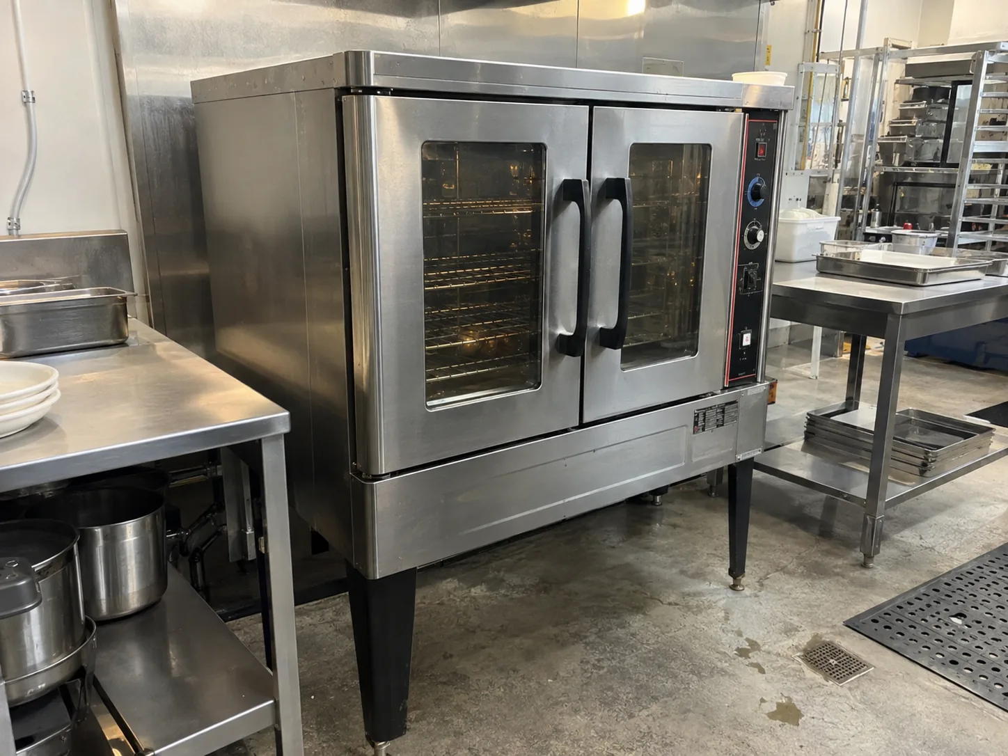 Garland commercial convection oven after service