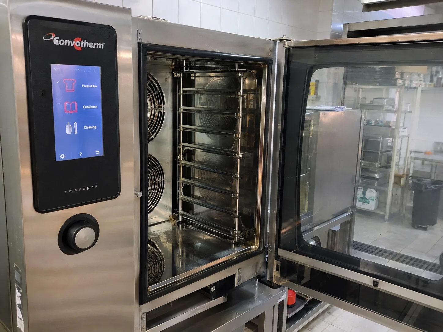 Convotherm commercial combi oven after fan service