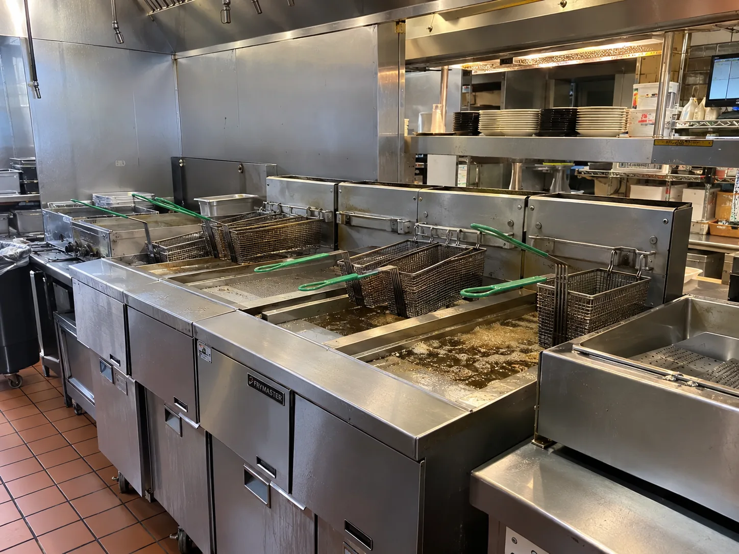 Commercial fryer bank ready after slow recovery repair