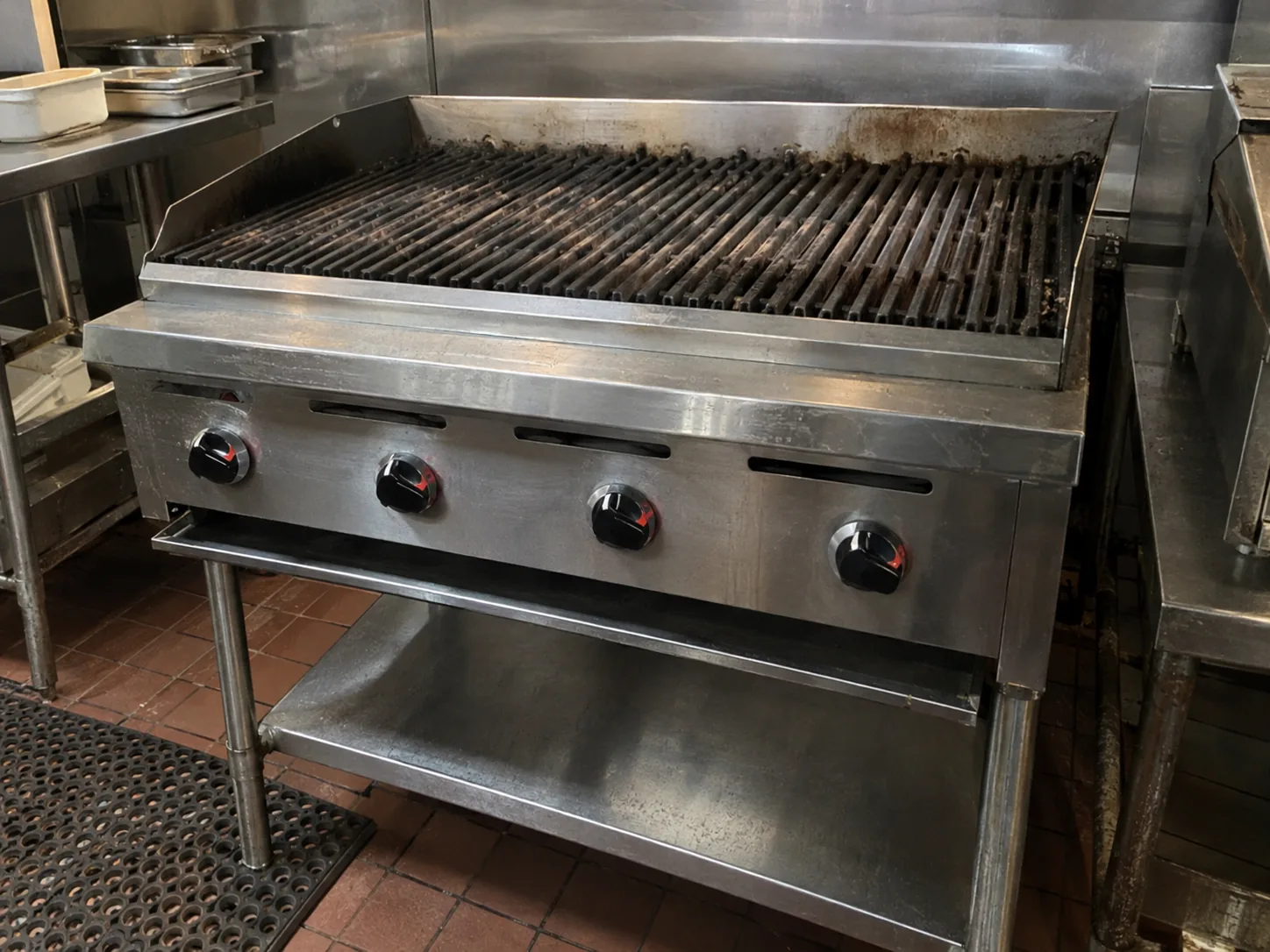 Southbend commercial charbroiler ready after recovery repair